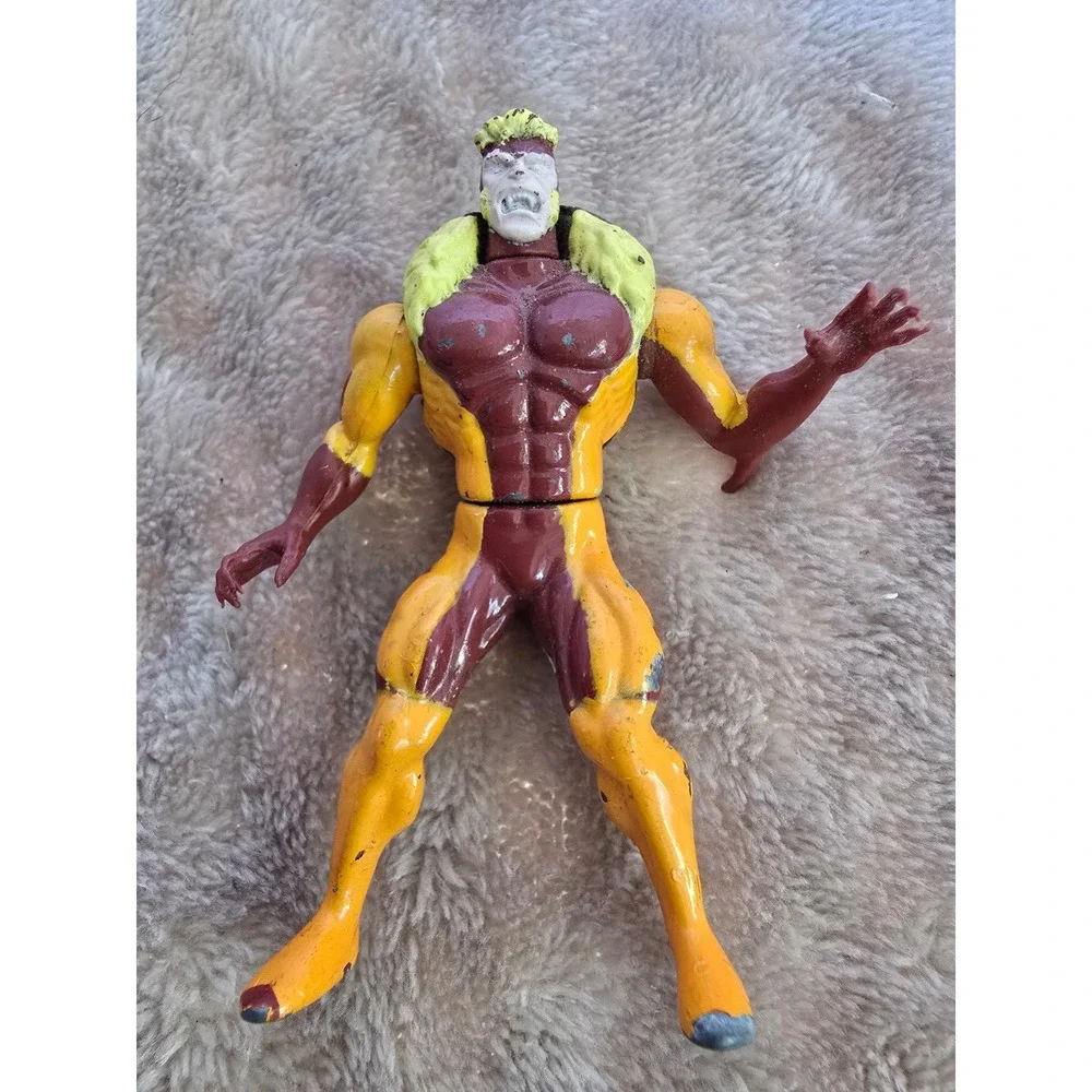 Vintage 1994 Toy Biz Marvel X-Men Sabretooth Action Figure Steel Mutants 2-3